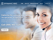 Tablet Screenshot of dynamicbdc.com